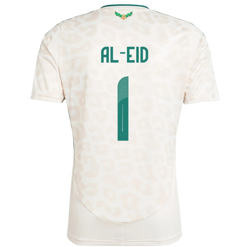 Danxen Dámské Saúdská Arábie Mousa Al-Eid #1 Bílý Daleko Hráčské Dresy 24-26 Dres