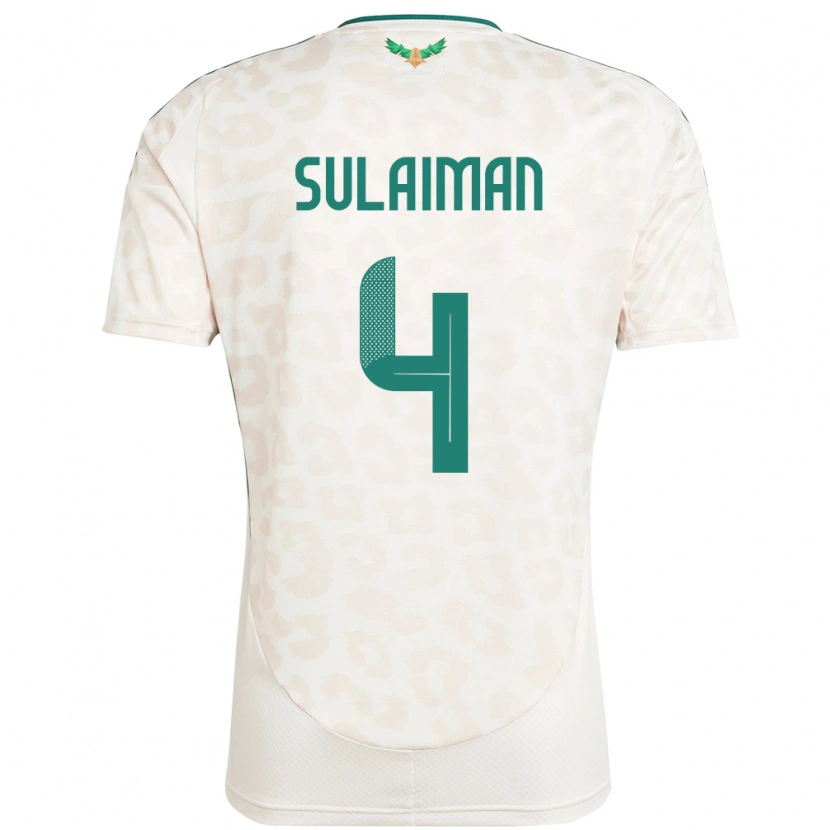 Danxen Dámské Saúdská Arábie Mohammed Sulaiman #4 Bílý Daleko Hráčské Dresy 24-26 Dres