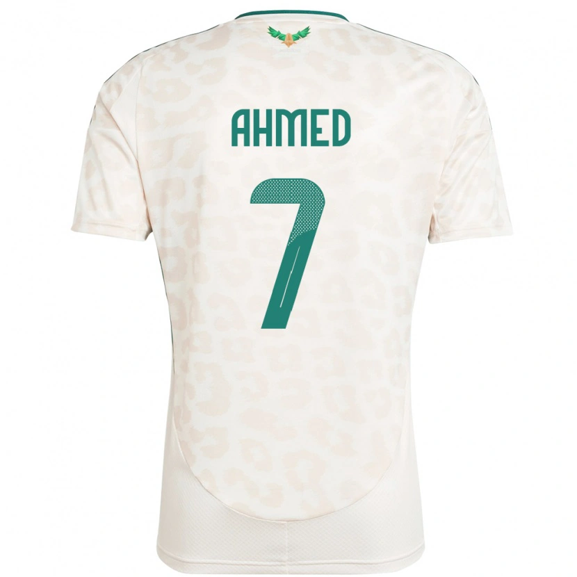 Danxen Dámské Saúdská Arábie Thari Ahmed #7 Bílý Daleko Hráčské Dresy 24-26 Dres
