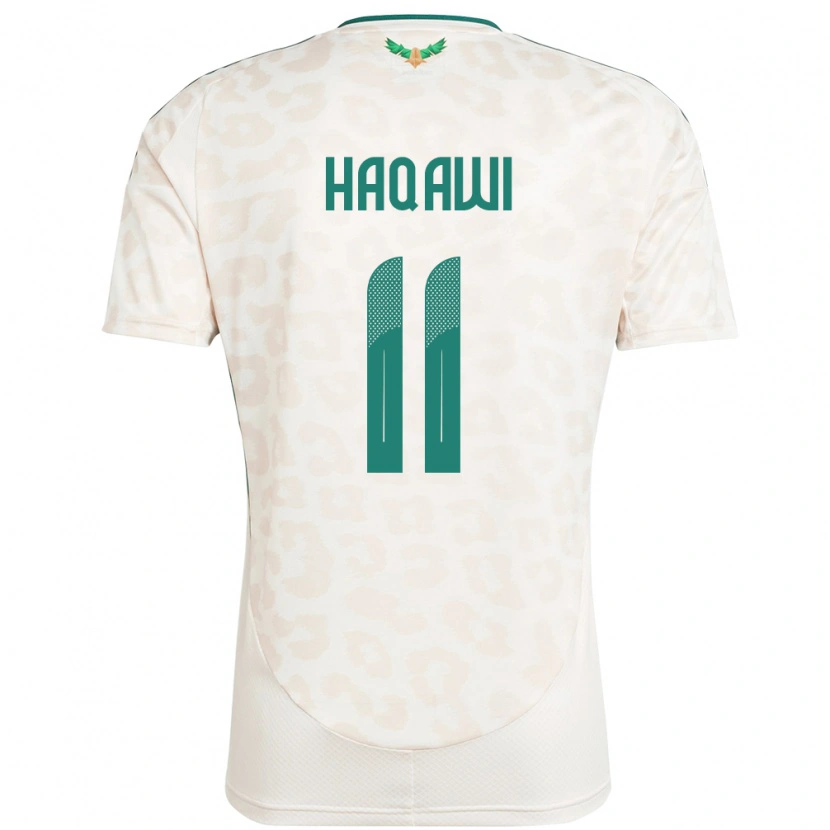 Danxen Dámské Saúdská Arábie Saad Haqawi #11 Bílý Daleko Hráčské Dresy 24-26 Dres