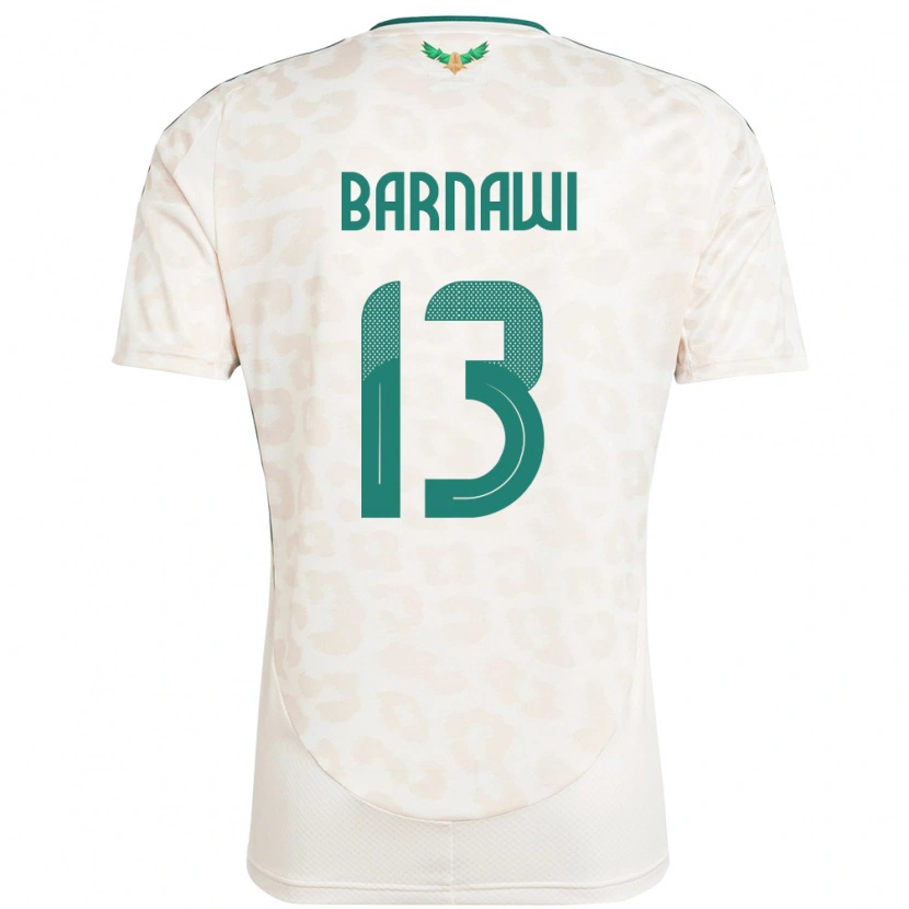 Danxen Dámské Saúdská Arábie Abdulsalam Barnawi #13 Bílý Daleko Hráčské Dresy 24-26 Dres