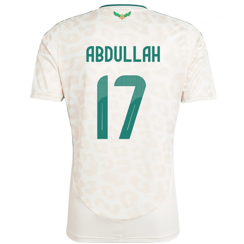 Danxen Dámské Saúdská Arábie Salem Abdullah #17 Bílý Daleko Hráčské Dresy 24-26 Dres