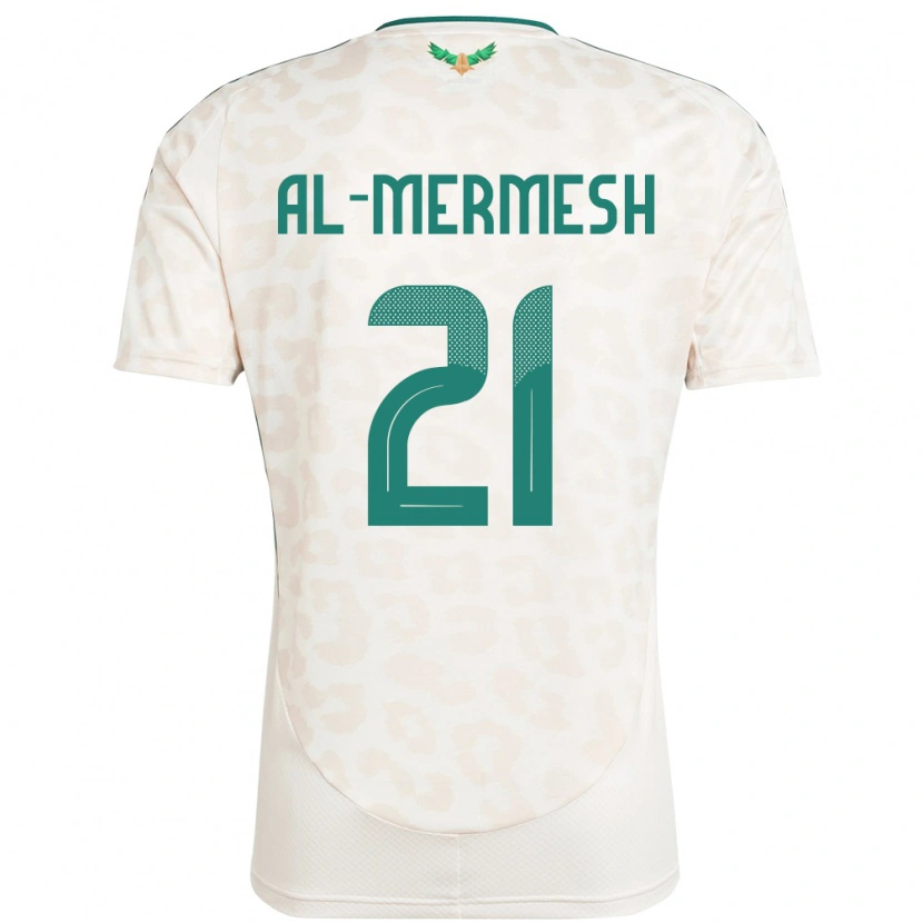 Danxen Dámské Saúdská Arábie Osama Al-Mermesh #21 Bílý Daleko Hráčské Dresy 24-26 Dres