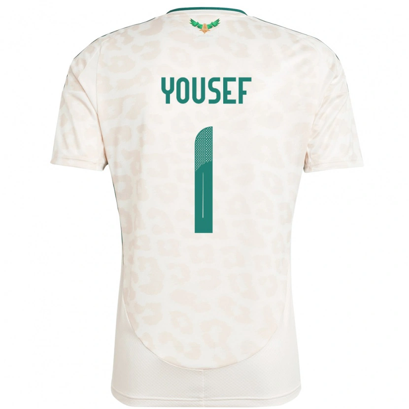 Danxen Dámské Saúdská Arábie Hamed Yousef #1 Bílý Daleko Hráčské Dresy 24-26 Dres