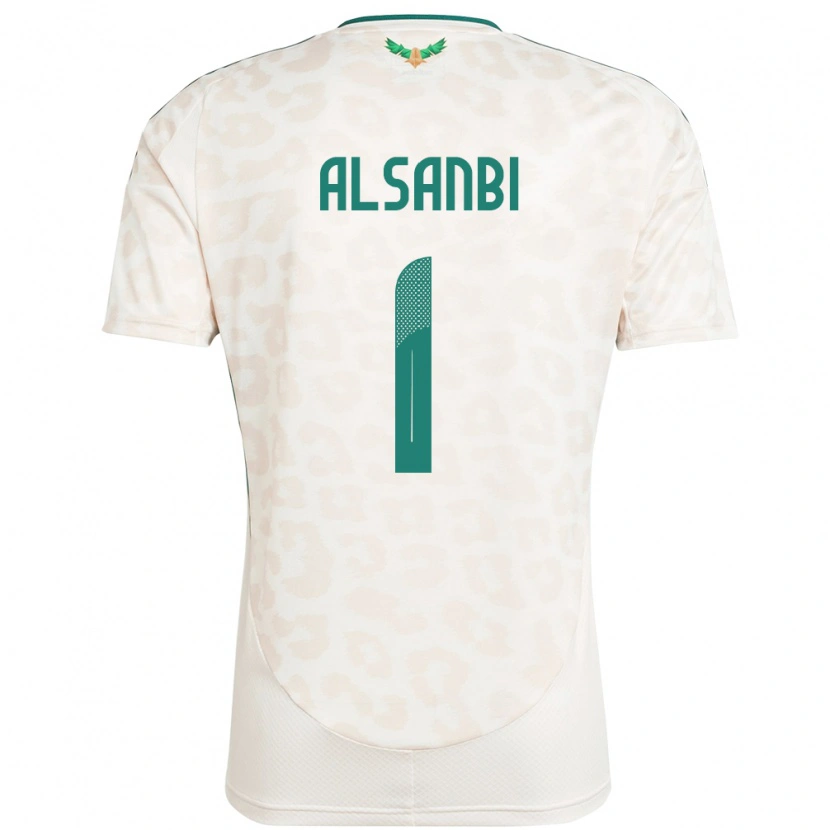 Danxen Dámské Saúdská Arábie Abdulrahman Alsanbi #1 Bílý Daleko Hráčské Dresy 24-26 Dres