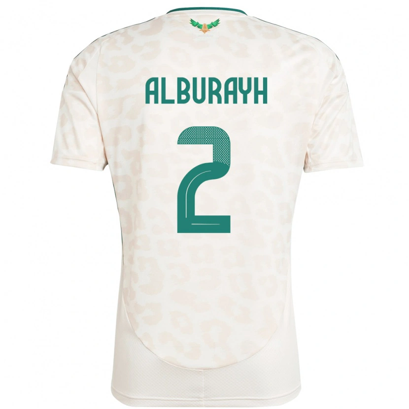 Danxen Dámské Saúdská Arábie Mahmood Alburayh #2 Bílý Daleko Hráčské Dresy 24-26 Dres