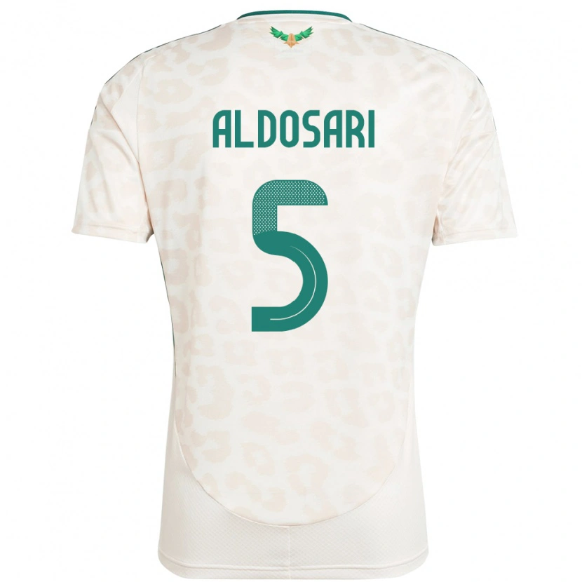 Danxen Dámské Saúdská Arábie Mohammed Aldosari #5 Bílý Daleko Hráčské Dresy 24-26 Dres