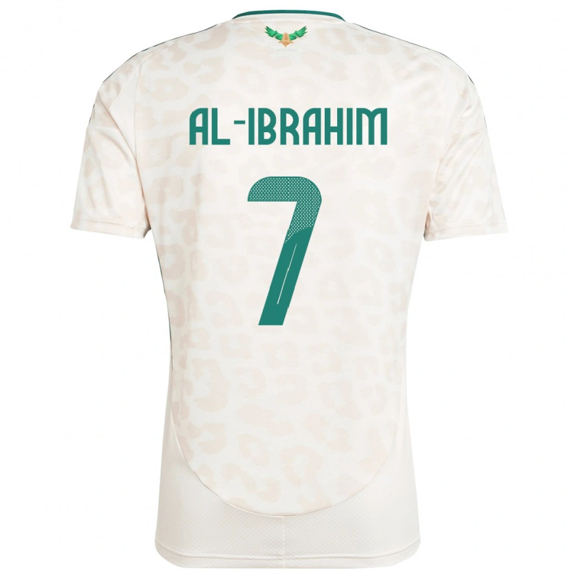 Danxen Dámské Saúdská Arábie Noura Al Ibrahim #7 Bílý Daleko Hráčské Dresy 24-26 Dres