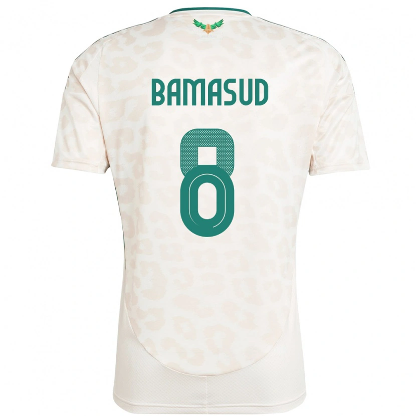 Danxen Dámské Saúdská Arábie Ahmed Bamasud #8 Bílý Daleko Hráčské Dresy 24-26 Dres