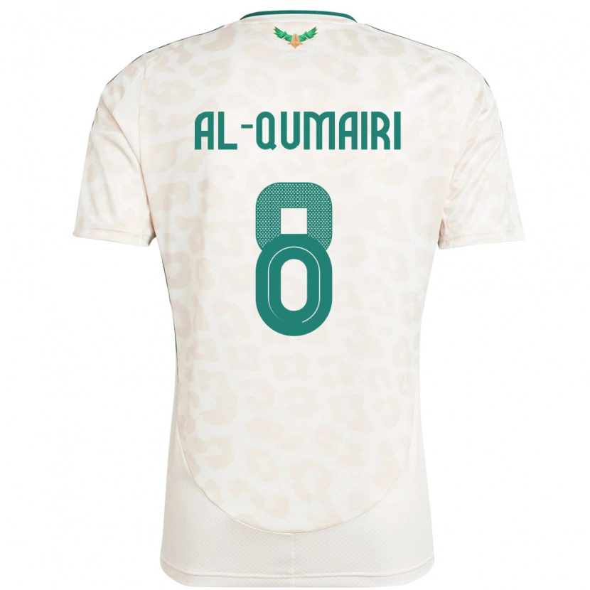 Danxen Dámské Saúdská Arábie Nawaf Al Qumairi #8 Bílý Daleko Hráčské Dresy 24-26 Dres
