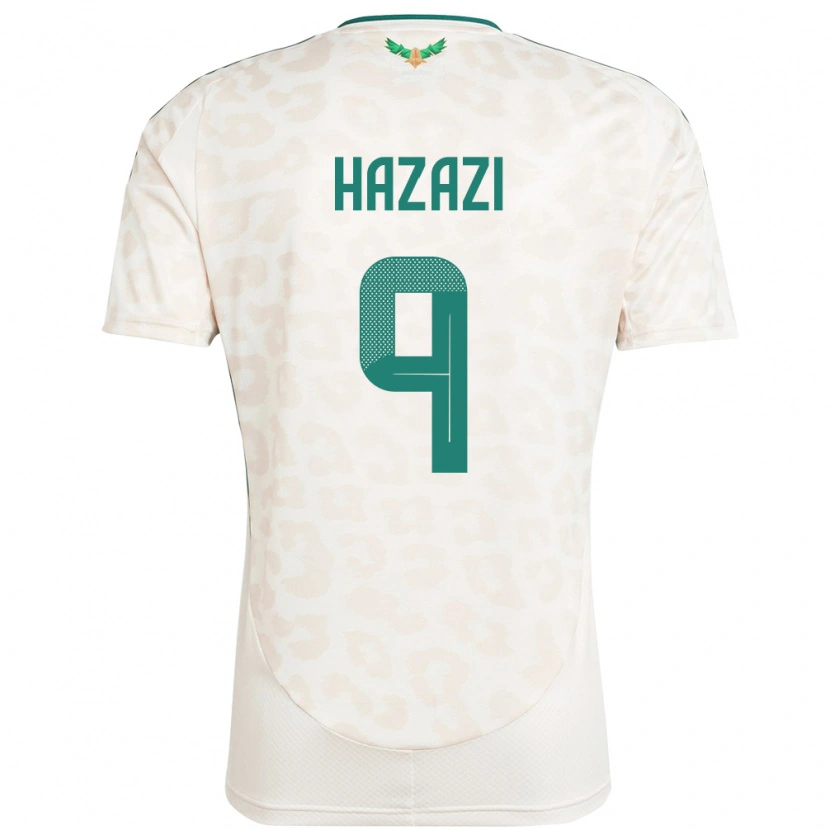 Danxen Dámské Saúdská Arábie Sulaiman Hazazi #9 Bílý Daleko Hráčské Dresy 24-26 Dres