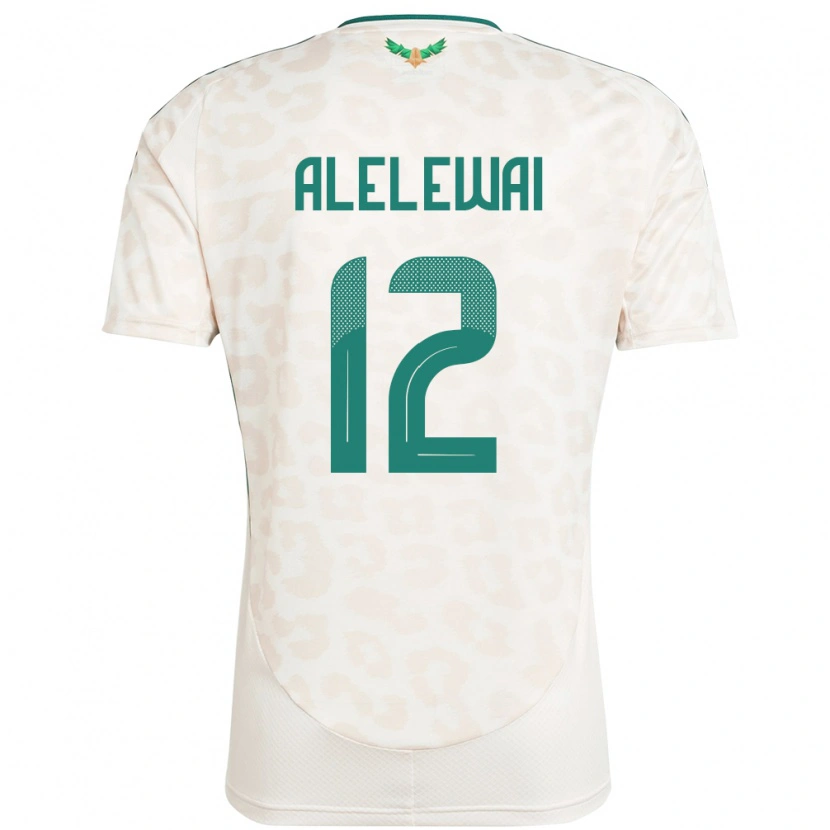 Danxen Dámské Saúdská Arábie Abdulaziz Alelewai #12 Bílý Daleko Hráčské Dresy 24-26 Dres