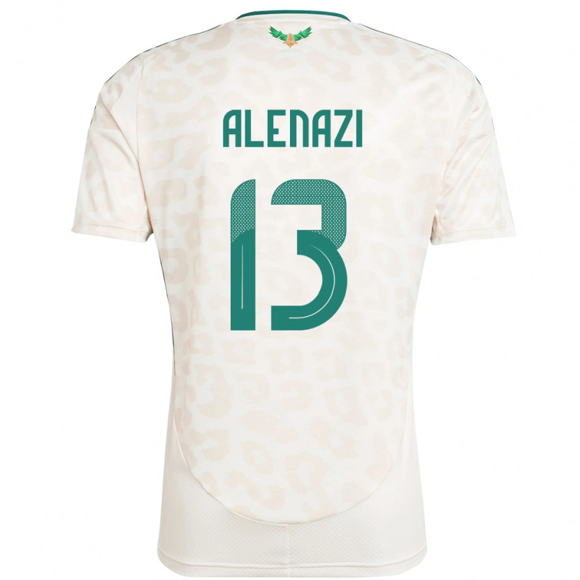 Danxen Dámské Saúdská Arábie Abdullah Alenazi #13 Bílý Daleko Hráčské Dresy 24-26 Dres