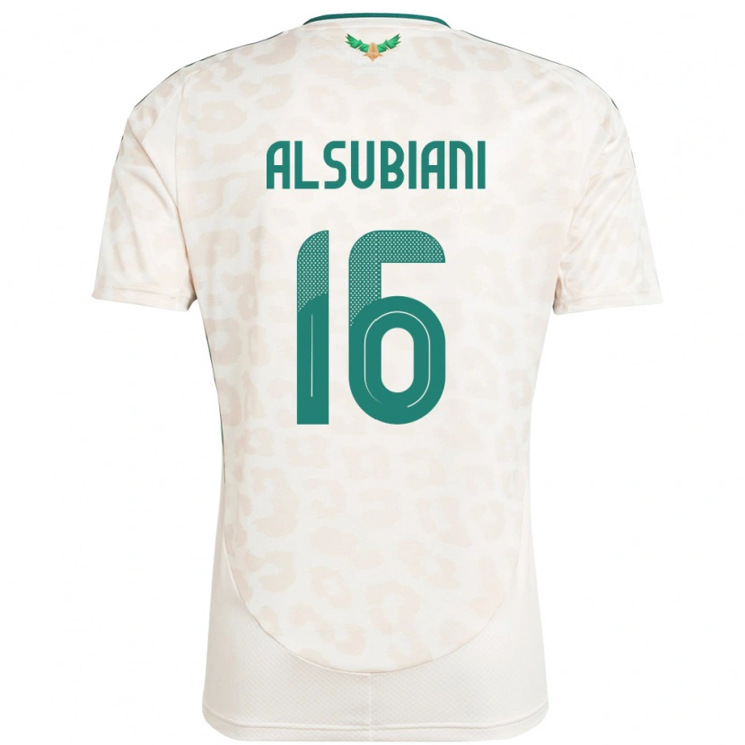 Danxen Dámské Saúdská Arábie Faisal Alsubiani #16 Bílý Daleko Hráčské Dresy 24-26 Dres