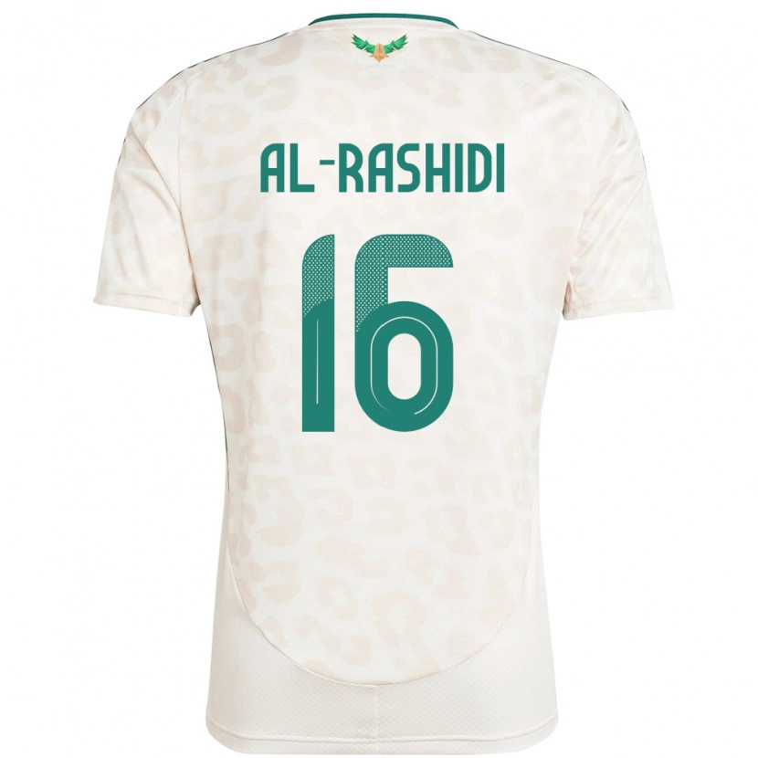 Danxen Dámské Saúdská Arábie Mohammed Al Rashidi #16 Bílý Daleko Hráčské Dresy 24-26 Dres