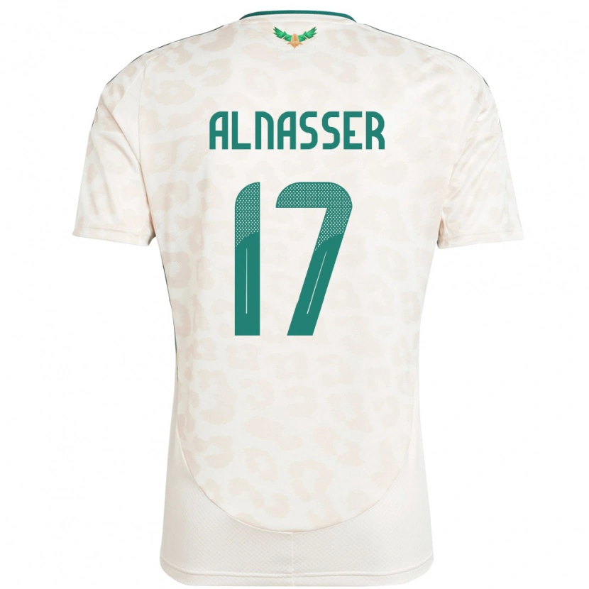 Danxen Dámské Saúdská Arábie Saad Alnasser #17 Bílý Daleko Hráčské Dresy 24-26 Dres