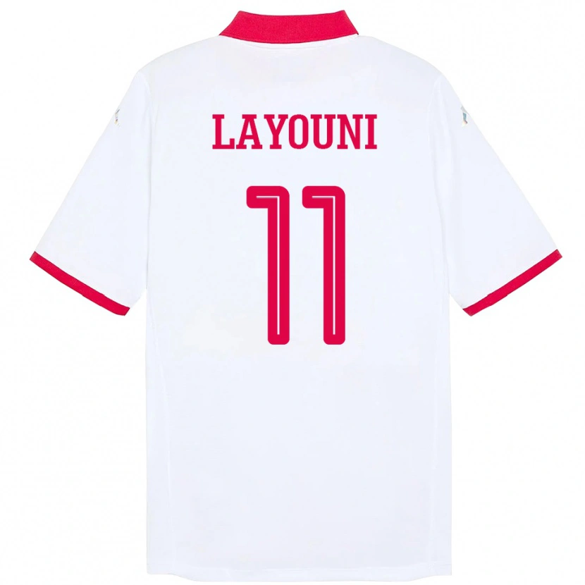 Danxen Dámské Tunisko Amor Layouni #11 Bílý Daleko Hráčské Dresy 24-26 Dres