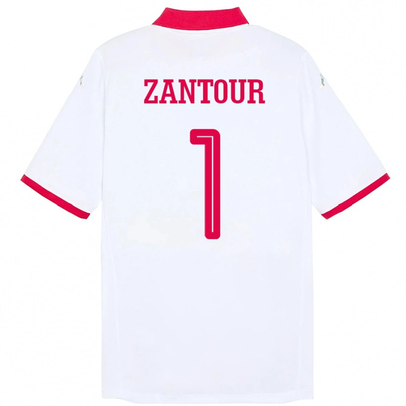 Danxen Dámské Tunisko Ishak Zantour #1 Bílý Daleko Hráčské Dresy 24-26 Dres