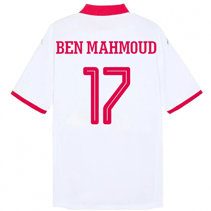 Danxen Dámské Tunisko Yessine Ben Mahmoud #17 Bílý Daleko Hráčské Dresy 24-26 Dres