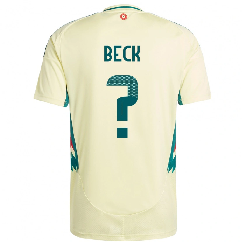 Danxen Dámské Wales Owen Beck #0 Béžově Žlutá Daleko Hráčské Dresy 24-26 Dres