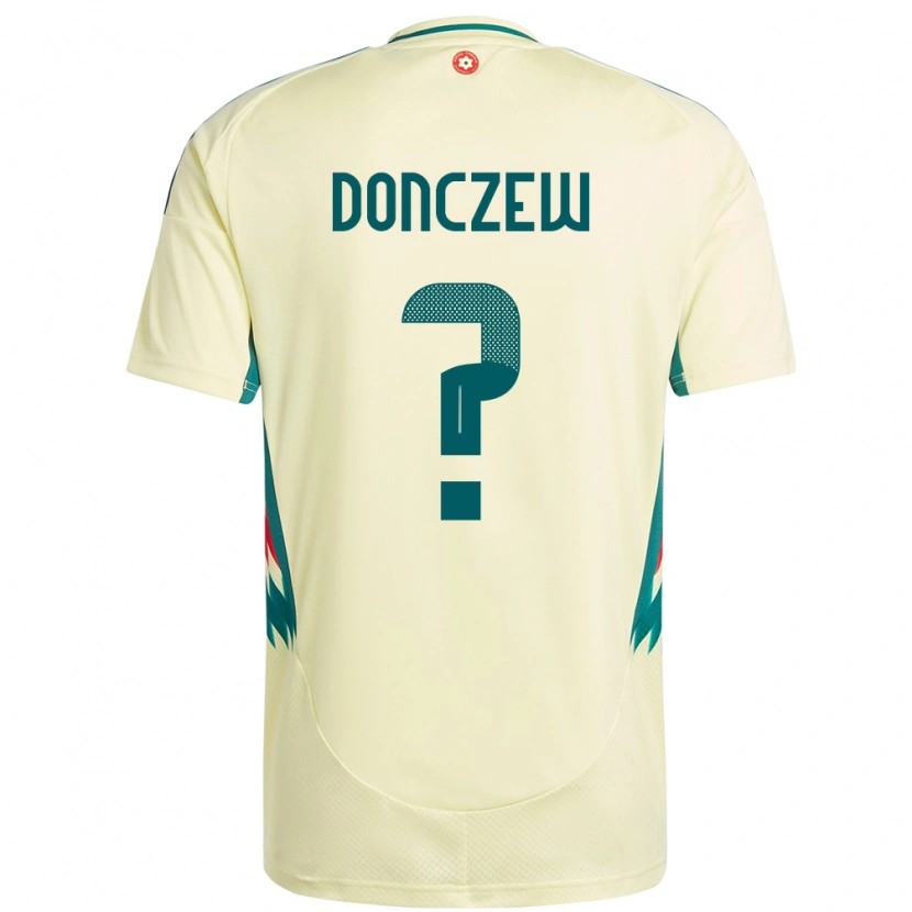 Danxen Dámské Wales Axel Donczew #0 Béžově Žlutá Daleko Hráčské Dresy 24-26 Dres