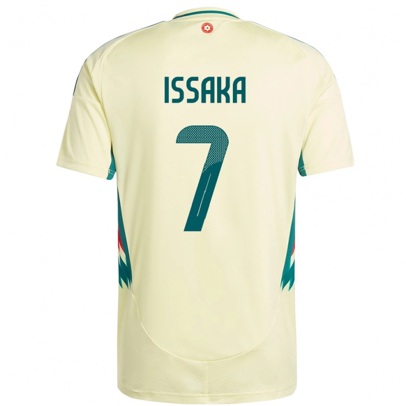 Danxen Dámské Wales Freddie Issaka #7 Béžově Žlutá Daleko Hráčské Dresy 24-26 Dres