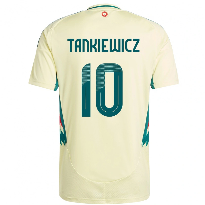 Danxen Dámské Wales Rob Tankiewicz #10 Béžově Žlutá Daleko Hráčské Dresy 24-26 Dres