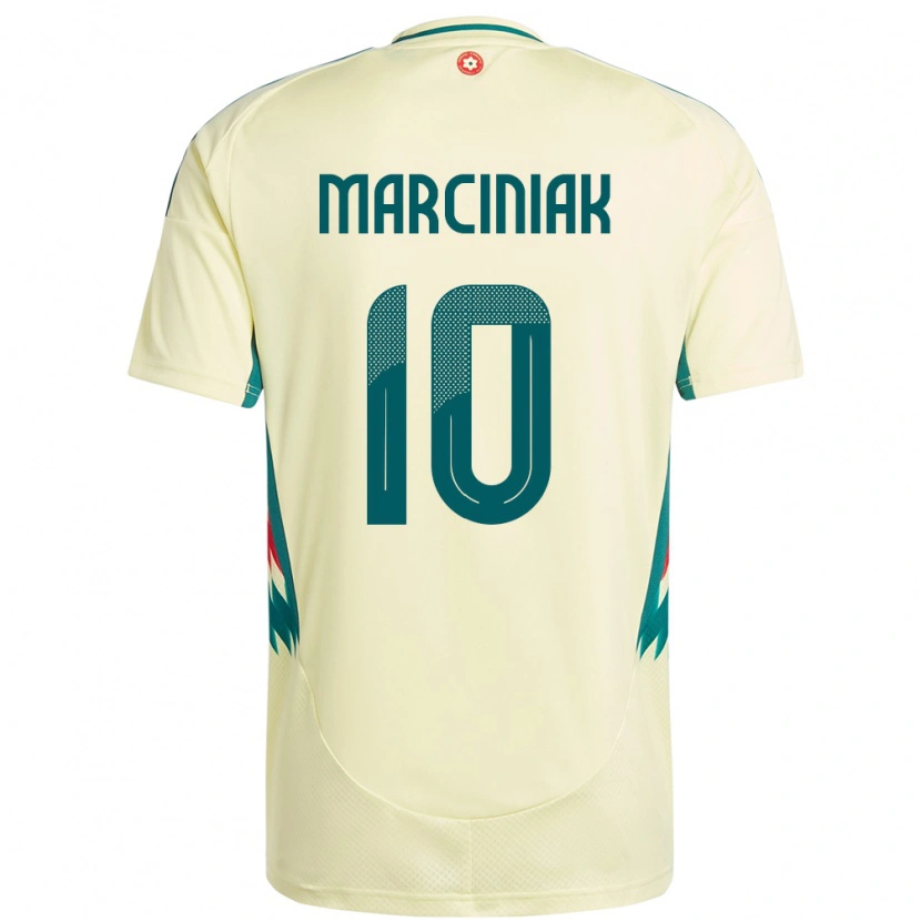Danxen Dámské Wales Alex Marciniak #10 Béžově Žlutá Daleko Hráčské Dresy 24-26 Dres