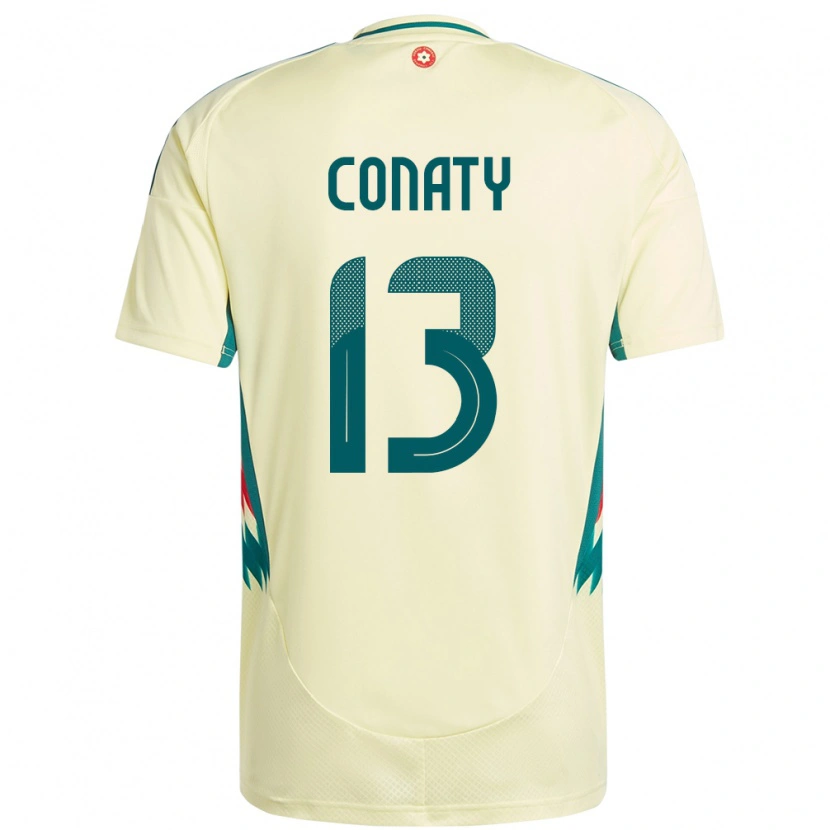 Danxen Dámské Wales Keano Conaty #13 Béžově Žlutá Daleko Hráčské Dresy 24-26 Dres