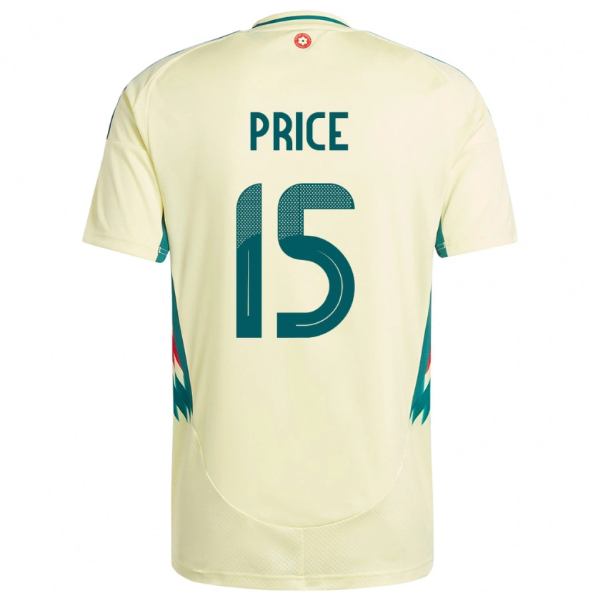 Danxen Dámské Wales Tom Price #15 Béžově Žlutá Daleko Hráčské Dresy 24-26 Dres