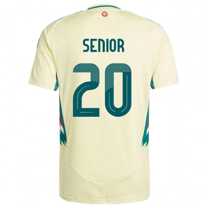 Danxen Dámské Wales Matt Senior #20 Béžově Žlutá Daleko Hráčské Dresy 24-26 Dres