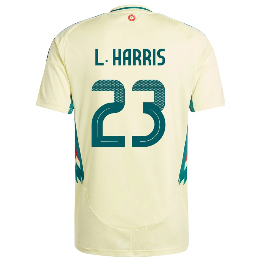 Danxen Dámské Wales Luke Harris #23 Béžově Žlutá Daleko Hráčské Dresy 24-26 Dres