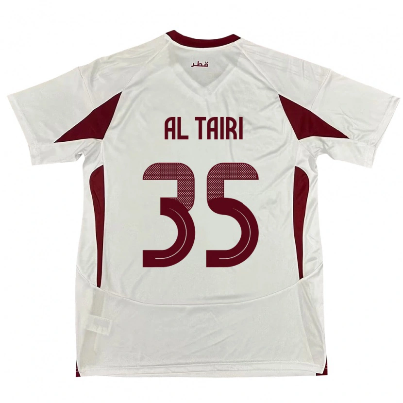 Danxen Dámské Katar Osamah Al Tairi #35 Bílý Daleko Hráčské Dresy 24-26 Dres