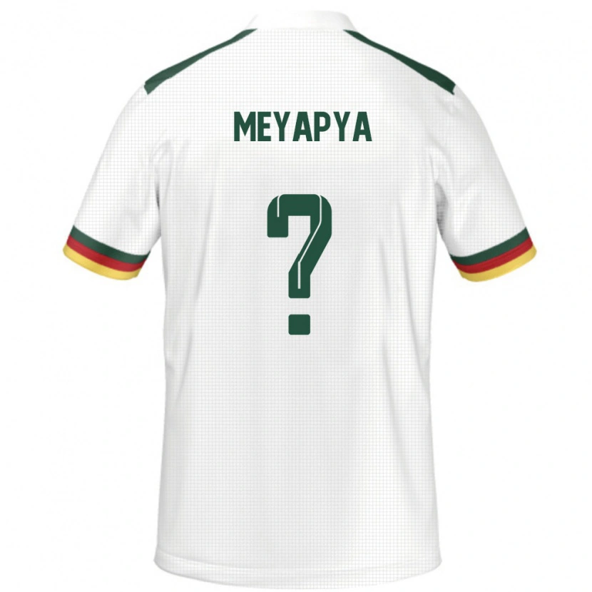 Danxen Dámské Kamerun Blondon Meyapya #0 Bílý Daleko Hráčské Dresy 24-26 Dres