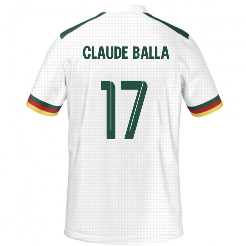 Danxen Dámské Kamerun Henri Claude Balla #17 Bílý Daleko Hráčské Dresy 24-26 Dres