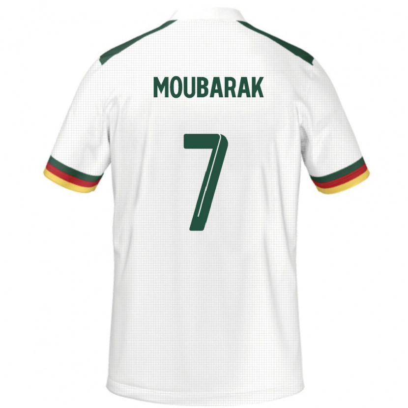 Danxen Dámské Kamerun Alioum Moubarak #7 Bílý Daleko Hráčské Dresy 24-26 Dres