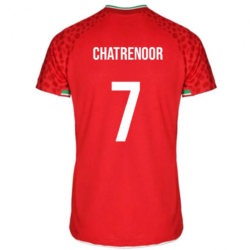 Danxen Dámské Írán Afsaneh Chatrenoor #7 Červený Daleko Hráčské Dresy 24-26 Dres