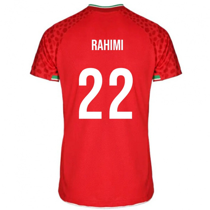 Danxen Dámské Írán Farzad Rahimi #22 Červený Daleko Hráčské Dresy 24-26 Dres