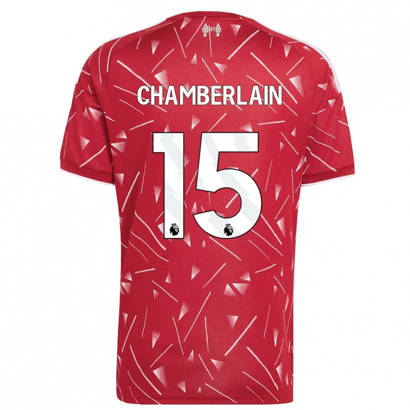 Danxen Dámské Alex Oxlade Chamberlain #15 Bílá Červená Domů Hráčské Dresy 2026/27 Dres