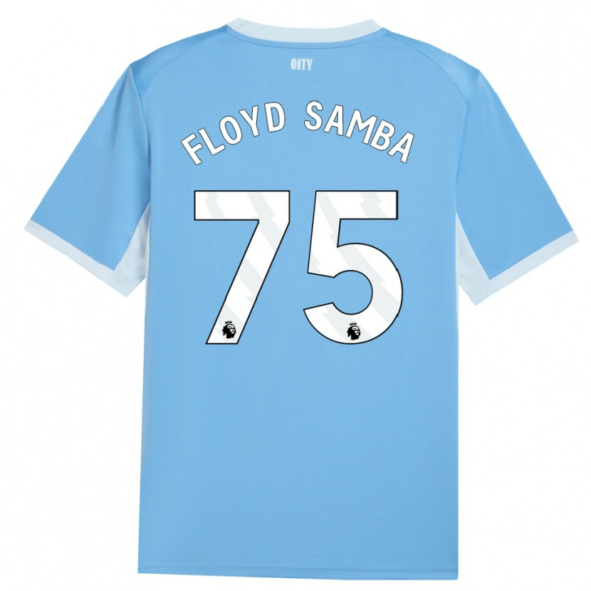 Danxen Dámské Floyd Samba #75 Světle Nebesky Modrá Bílá Domů Hráčské Dresy 2026/27 Dres