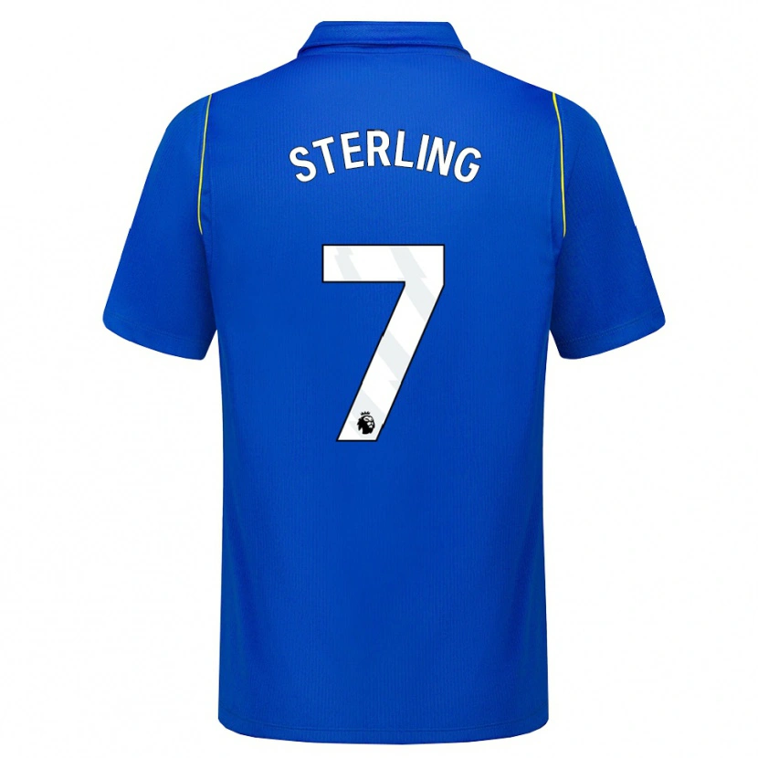 Danxen Dámské Raheem Sterling #7 Modrá Žlutá Domů Hráčské Dresy 2026/27 Dres