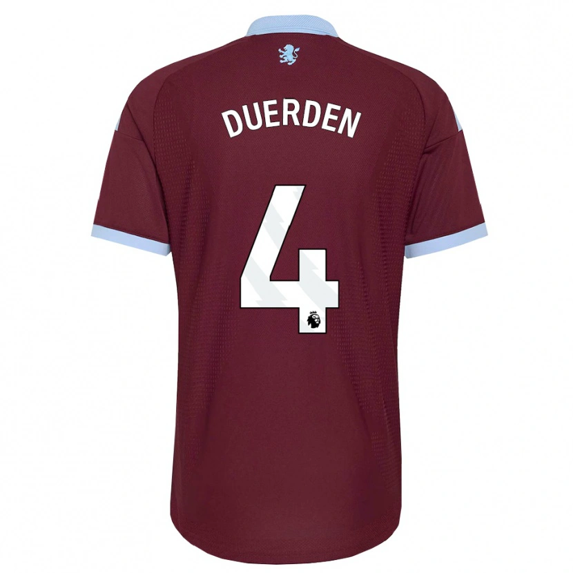 Danxen Dámské Archie Duerden #4 Modrá Chodníčková Vínově Červená Domů Hráčské Dresy 2026/27 Dres