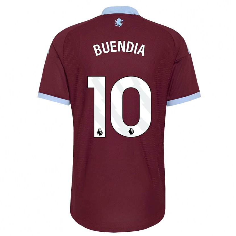 Danxen Dámské Emiliano Buendía #10 Modrá Chodníčková Vínově Červená Domů Hráčské Dresy 2026/27 Dres