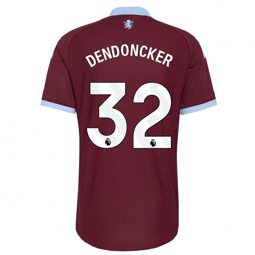 Danxen Dámské Leander Dendoncker #32 Modrá Chodníčková Vínově Červená Domů Hráčské Dresy 2026/27 Dres