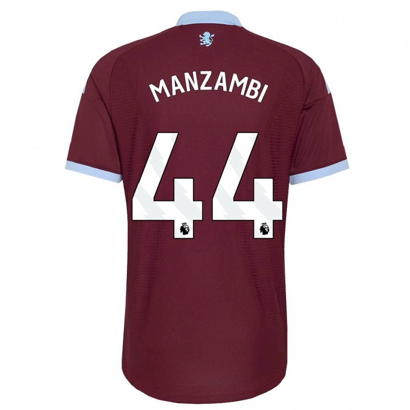Danxen Dámské Johan Manzambi #44 Modrá Chodníčková Vínově Červená Domů Hráčské Dresy 2026/27 Dres