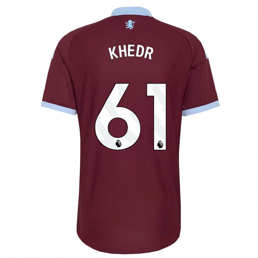 Danxen Dámské Omar Khedr #61 Modrá Chodníčková Vínově Červená Domů Hráčské Dresy 2026/27 Dres