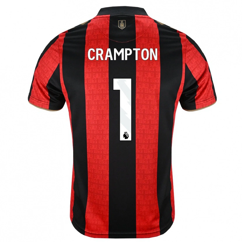 Danxen Dámské Kai Crampton #1 Zlatavě Rudá Červená Černá Domů Hráčské Dresy 2026/27 Dres