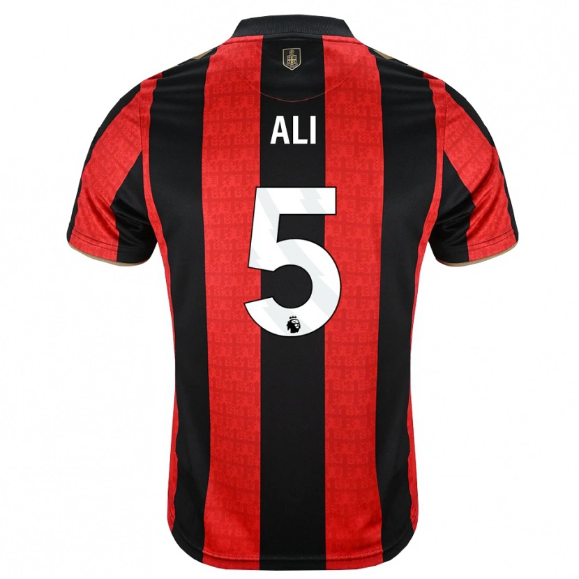 Danxen Dámské Ameer Ali #5 Zlatavě Rudá Červená Černá Domů Hráčské Dresy 2026/27 Dres