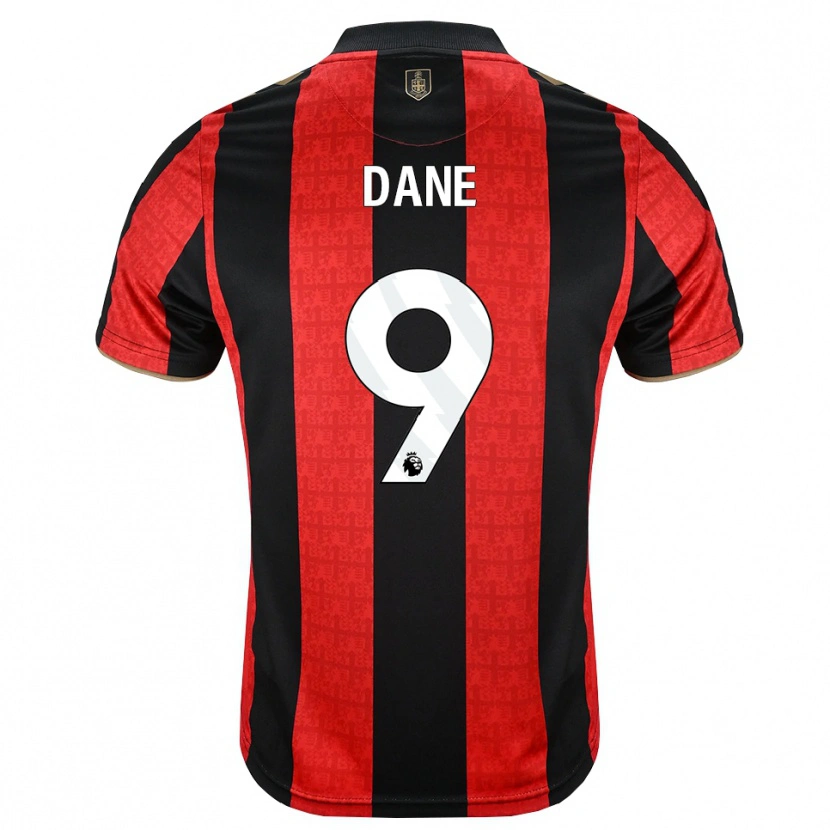 Danxen Dámské Mingo Dane #9 Zlatavě Rudá Červená Černá Domů Hráčské Dresy 2026/27 Dres