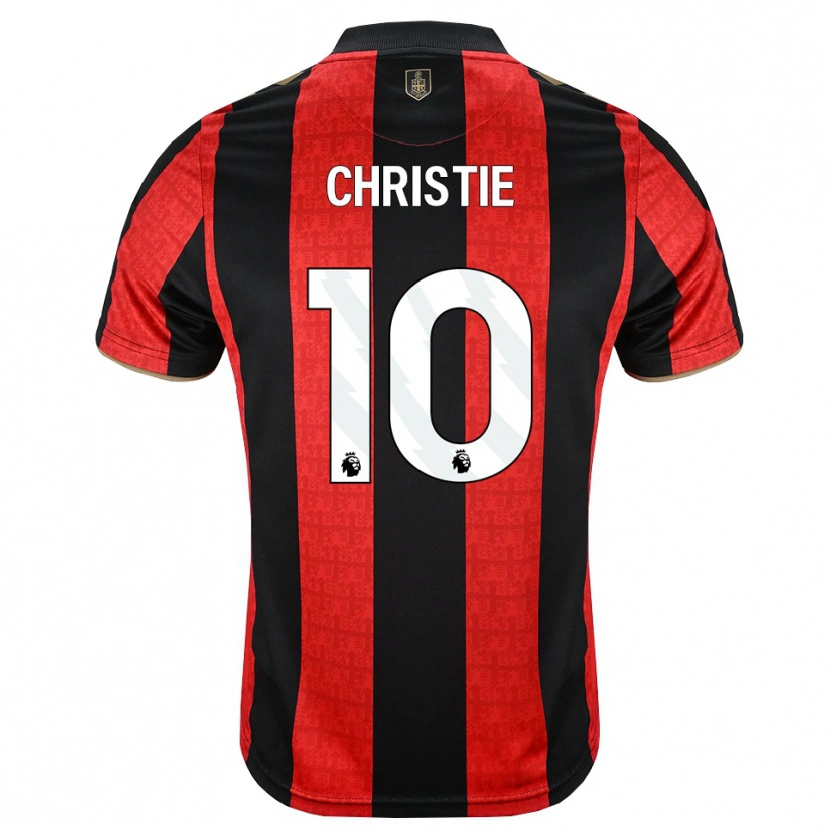 Danxen Dámské Ryan Christie #10 Zlatavě Rudá Červená Černá Domů Hráčské Dresy 2026/27 Dres